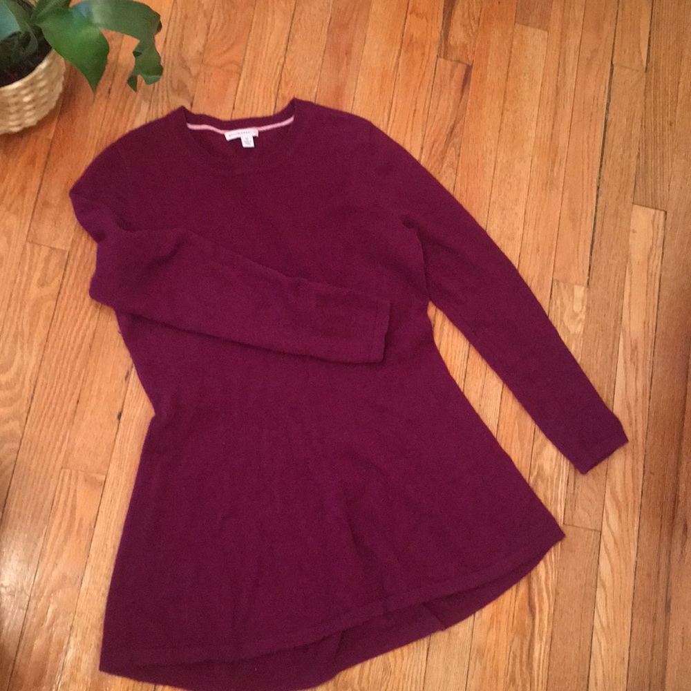Isaac Mizrahi 100% cashmere long sweater/dress